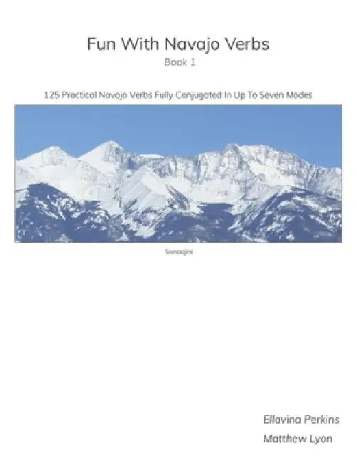 Fun With Navajo Verbs Book 1 Sisnaajiní: 125 Navajo Verbs Fully Conjugated In Up To Seven Modes by Matthew Lyon