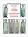 California Hutchinson & Gravitating Stopper Soda & Mineral Water Bottles by John C. Burton, Steve &. Christie Curtiss