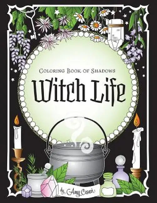 Coloring Book of Shadows: Witch Life by Amy Cesari