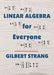 Linear Algebra for Everyone by Gilbert (Massachusetts Institute of Technology) Strang