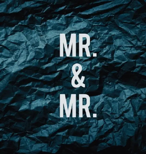Mr. & Mr. Wedding Guest Book by Something Blue Guest Books