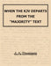 When the KJV Departs from the "majority" Text by J. A. Moorman
