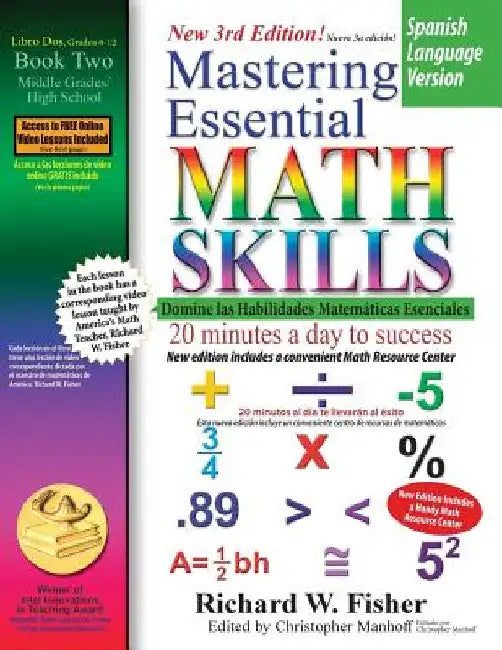 Mastering Essential Math Skills Book 2, Spanish Language Version by Richard W. Fisher