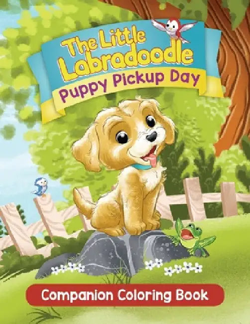 Puppy Pickup Day Companion Coloring Book by April M. Cox