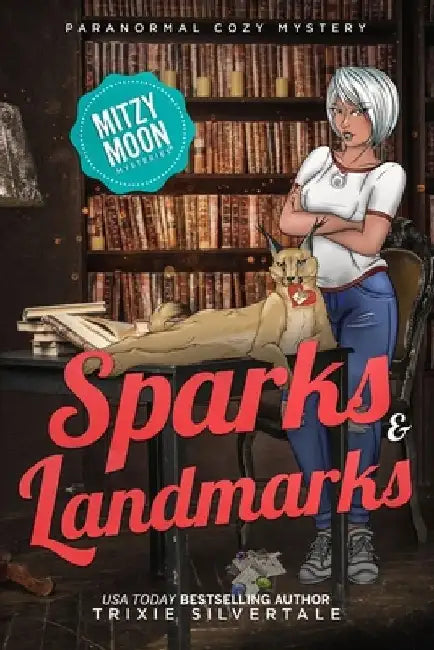 Sparks and Landmarks: Paranormal Cozy Mystery by Trixie Silvertale