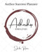 The Authorship, Simplified Author Success Planner by Jackie Reuter