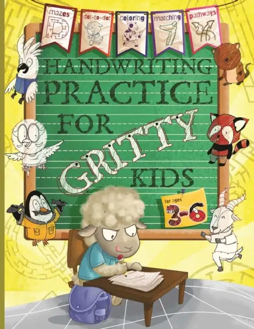 Handwriting Practice for Gritty Kids: Letter and Number Tracing ...