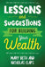Lessons and Suggestions for Building Your Wealth by Claps, Nicholas