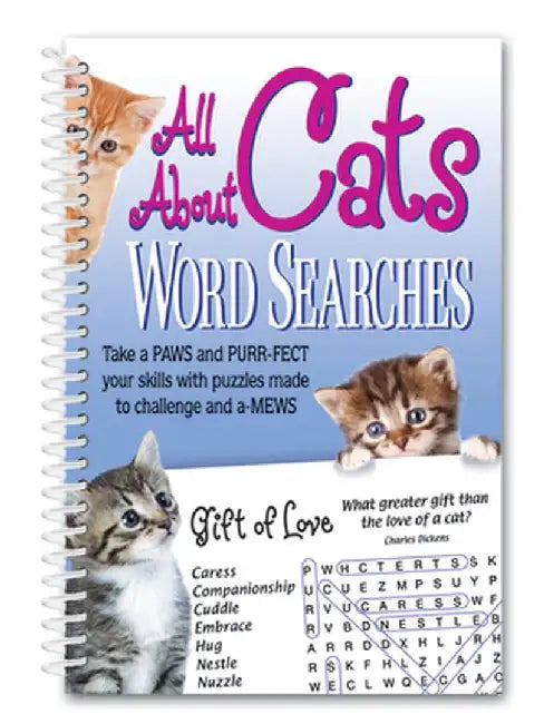 All about Cats Word Searches by Product Concept Editors