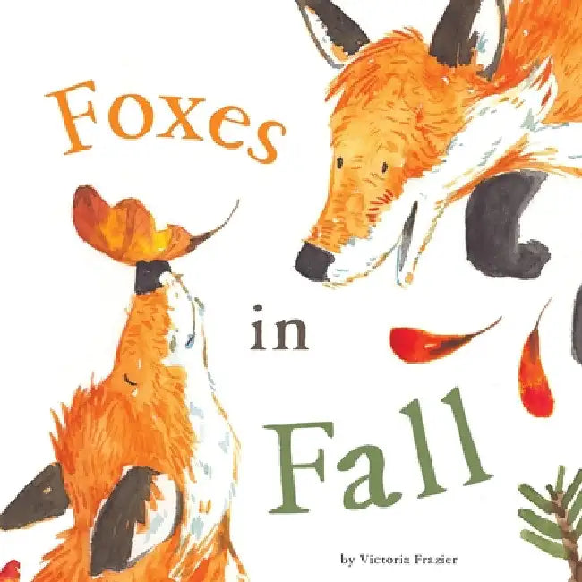 Foxes in Fall by Victoria Frazier
