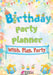 Birthday Party Planner: Wish. Plan. Party by Bookfly Publishing