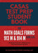 CASAS Test Prep Student Book for Math GOALS Forms 913M and 914M Level A/B: Developing Learners' Mathematical Thinking & Reasoning Skills by Coaching for Better Learning LLC