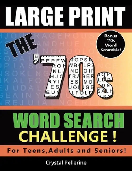 The '70s Word Search Challenge ! by Crystal Pellerine