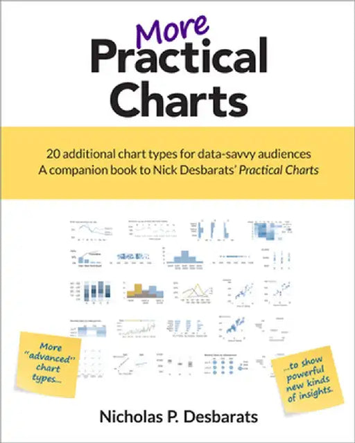 More Practical Charts: 20 Additional Chart Types for Data-Savvy Audiences; A Companion Book to Nick Desbarats' Practical Charts by Nicholas P. Desbarats