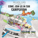 Come Join Us In Our Campervan- Colouring Edition by Phillippa Grey