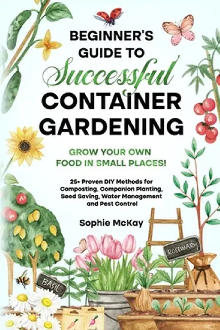 Beginner's Guide to Successful Container Gardening: Grow Your Own Food in Small Places! 25+ Proven DIY Methods for Composting, Companion Planting, See by Sophie McKay