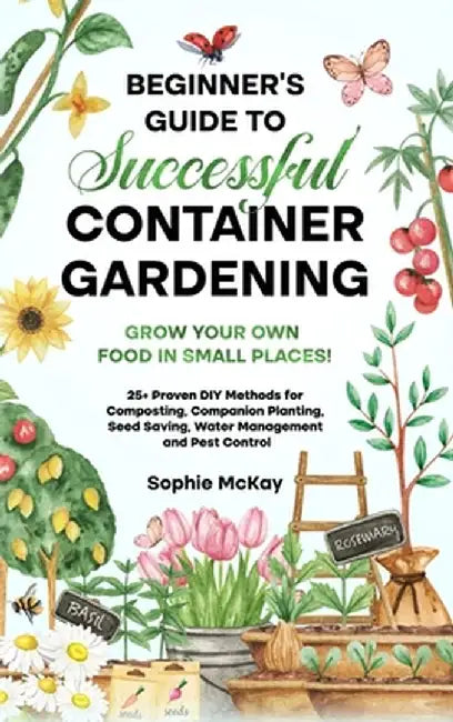Beginner's Guide to Successful Container Gardening: Grow Your Own Food in Small Places! 25+ Proven DIY Methods for Composting, Companion Planting, See by Sophie McKay
