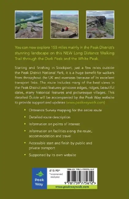 Walking the Peak Way (Second Edition) by Ken Reece