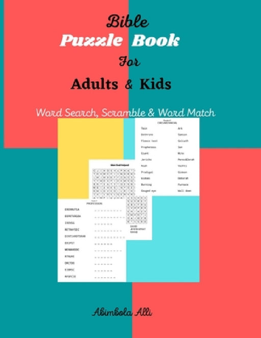 Bible Puzzle Book For Adult and Kids by Abimbola Alli