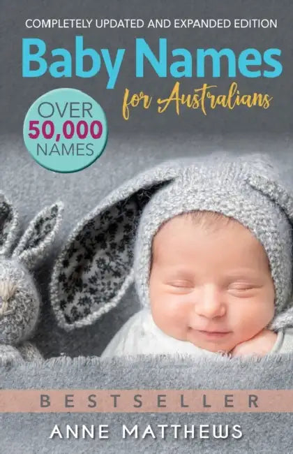 Baby Names for Australians by Anne Matthews