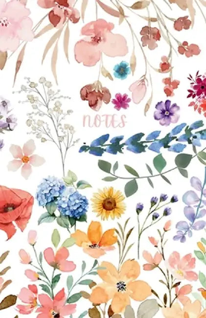Colourful Floral Notebook: Watercolour Flower Journal Diary Sketchbook by Rf Francis