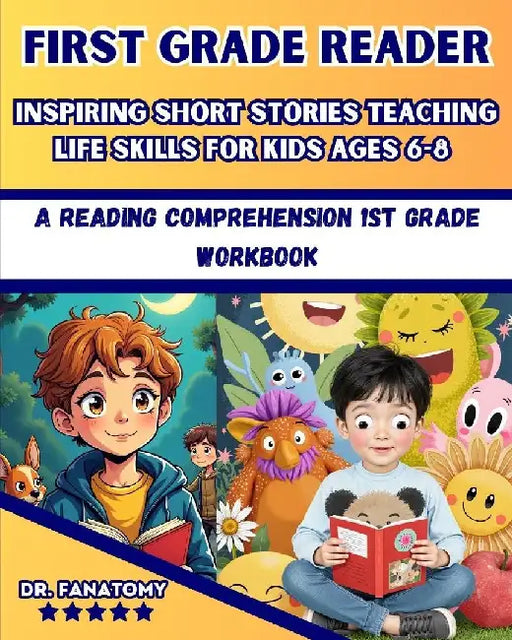 First Grade Reader: A Reading Comprehension 1st Grade Workbook by Fanatomy