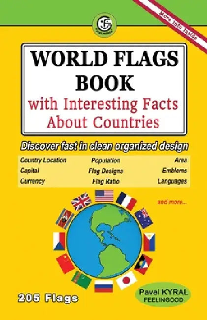 World Flags Book with Interesting Facts About Countries by Pavel Kyral