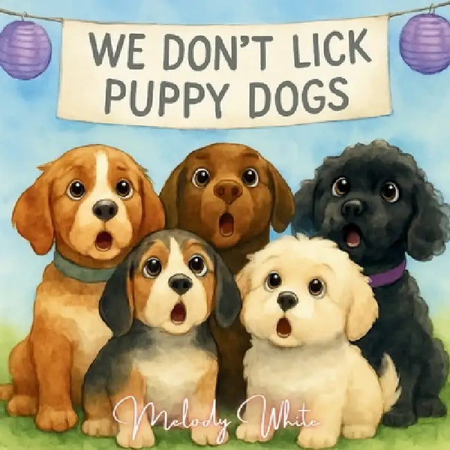 We Don't Lick Puppy Dogs by Melody White