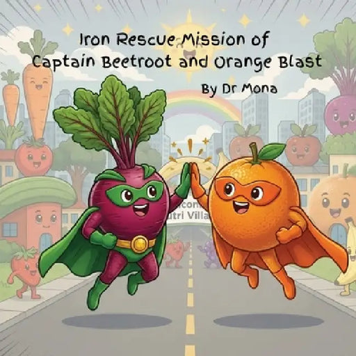 Iron Rescue Mission of Captain beetroot and Orange Blast by Mona Saggu