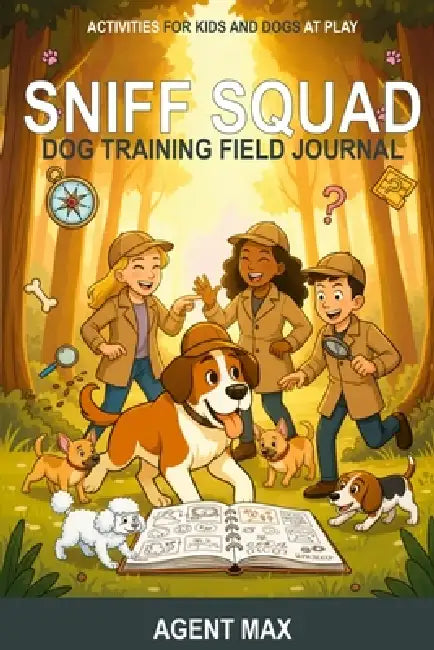 Sniff Squad Dog Training Field Journal: Activities for Kids and Dogs at Play by Agent Max