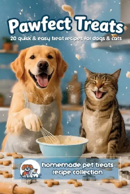 Pawfect Treats Pet Recipe Book: 20 Quick and Easy Homemade Pet Treats Recipe Collection for Dogs and Cats by Amelia Oliver-Lilly