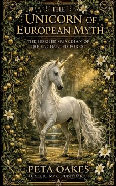 The Unicorn of European Myth: The Horned Guardian of the Enchanted Forest by Peta Oakes (Gaelic Mac Dubhdara)