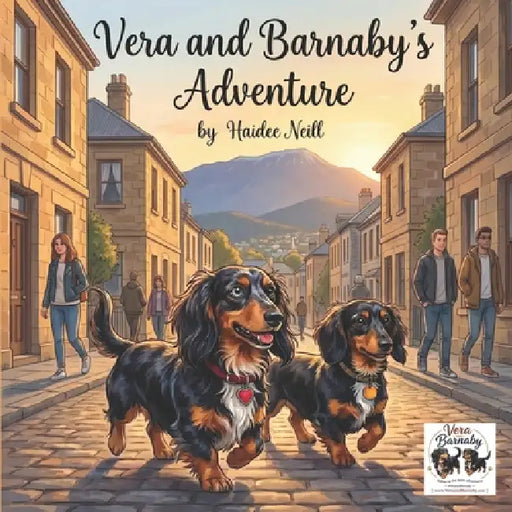 Vera and Barnabys Adventure: Join Vera and Barnaby two little dashchunds on a delightful adventure through the city, filled with tasty treats, playful by Haidee Neill