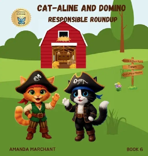 Cat-Aline and Domino: Responsible Roundup by Amanda Marchant