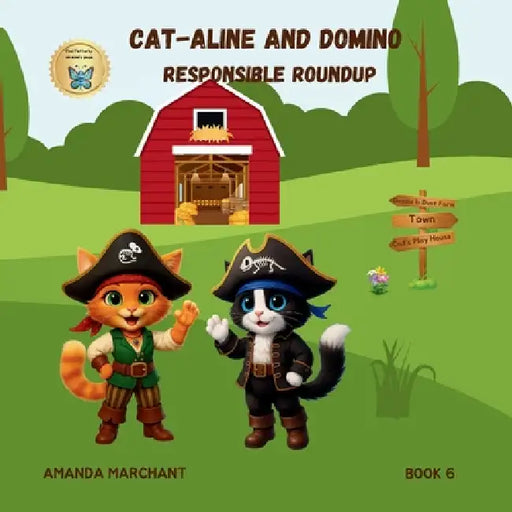 Cat-Aline and Domino: Responsible Roundup by Amanda Marchant