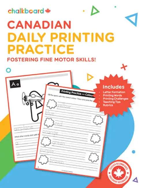 Canadian Daily Printing Practice Grades 2-4 by Demetra Turnbull