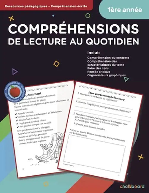 Comprehension de Lecture Au Quotidien 1 by Demetra Turnbull
