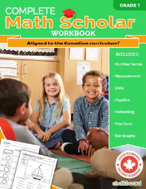 Complete Math Scholar Grade 1 by Cassie Hatt