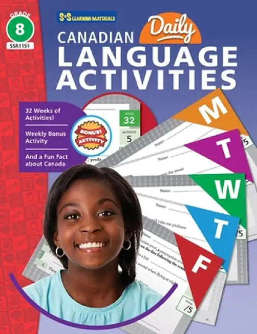 Canadian Daily Language Activities Grade 8 by Eleanor M. Summers