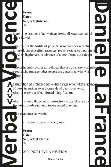 Verbal Violence by Danielle LaFrance