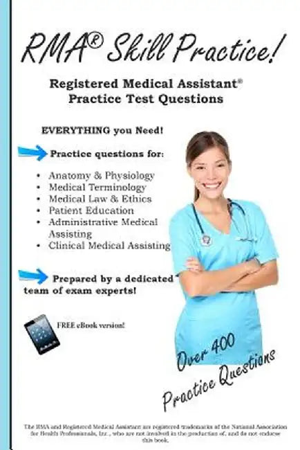 Rma Skill Practice: Registered Medical Assistant Practice Test Questions by Complete Test Preparation Inc