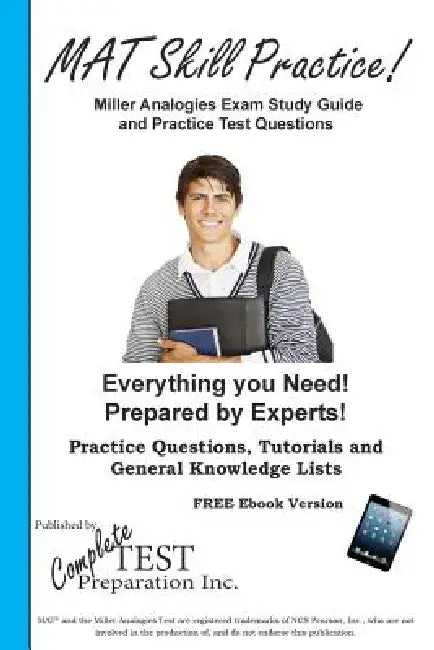 Miller Analogies Skill Practice!: Practice Test Questions for the Miller Analogies Test by Complete Test Preparation Inc
