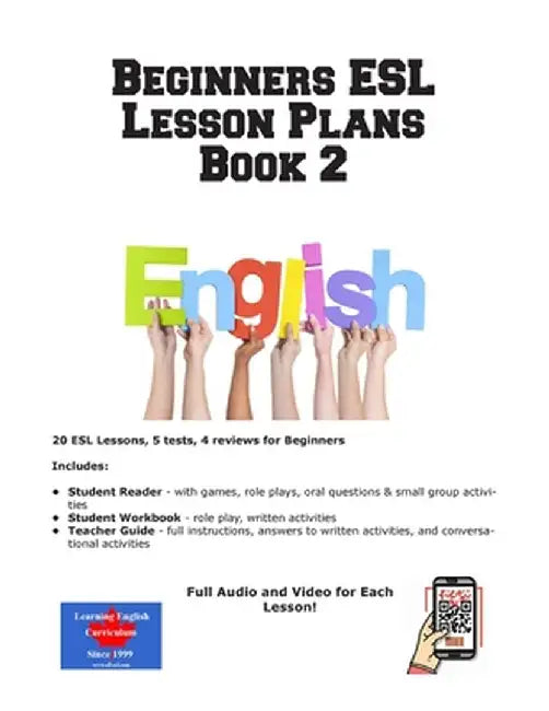 Beginners ESL Lesson Plans Book 2 by Learning English Curriculum