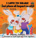 I Love to Share: English Romanian Bilingual Edition by Shelley Admont, Kidkiddos Books