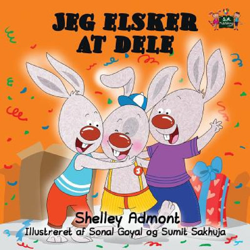 Jeg elsker at dele: I Love to Share (Danish Edition) by Shelley Admont, Kidkiddos Books