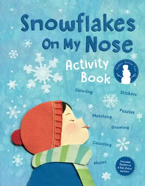 Snowflakes on My Nose: A Winter Activity Book by Alladin