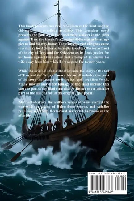 Of Ash and Storm: A dark prose retelling of the Homeric epics The Iliad and The Odyssey by Anthony Uyl