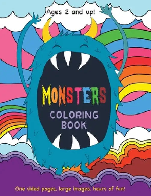 Monsters Coloring Book for Kids Ages 2 and Up! by Engage Books
