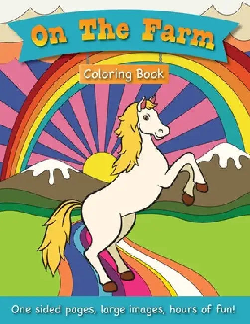 On The Farm Coloring Book for Kids Ages 3-6! by Engage Books