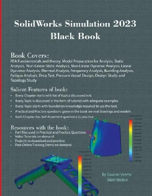 SolidWorks Simulation 2023 Black Book by Gaurav Verma